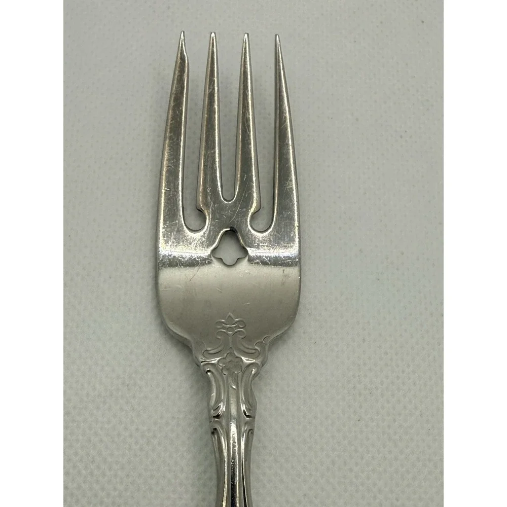 Oneida Da Vinci Cube Stainless Salad Fork Replacement Pieces Retired 1986 7.25